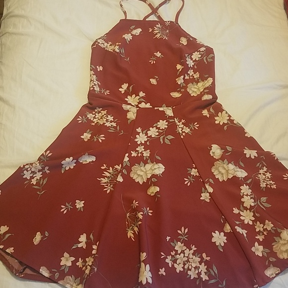 Brandy Melville Floral Skater Dress - Picture 3 of 3